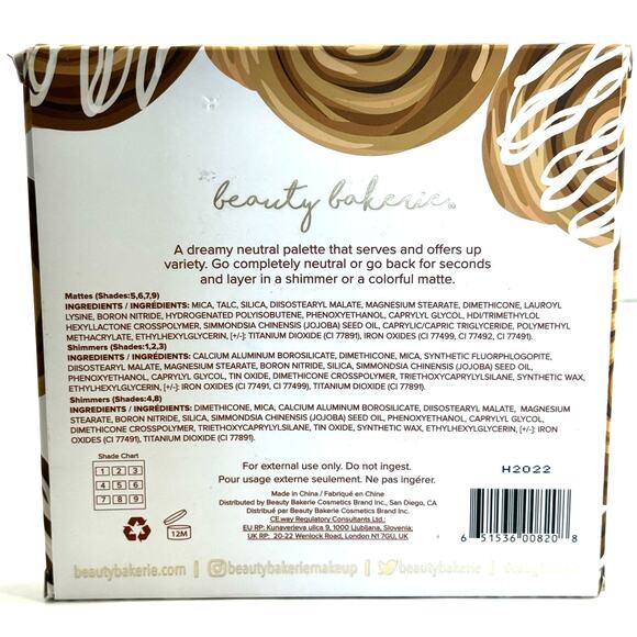 Beauty Bakerie The Chosen Bun Eyeshadow Palette - New in Box - Full Size - Picture 3 of 3